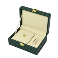 علبة جلد فاخرة ( أوقية وربع تولة ) فارغة