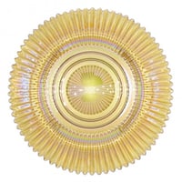 طبق ذهبي كبير