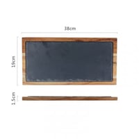 اداة تقديم خشب مع بورسلان