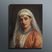 لوحة القلادة الزرقاء