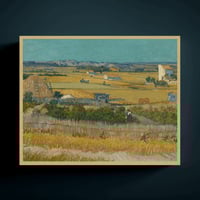 لوحة حقول القمح بالريف الفرنسي