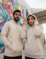 بلوفر قطن فاخر قماش ماركة كريمي