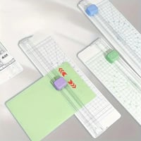 قطاعة اوراق يدوي لون بنفسجي مقاس A3/A4 - امن وسهل...