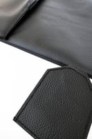 اكسسوارات سيارة جلد كامل اسود بدون طباعة سادة