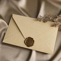 ضرف ورقي ملمس كتان مع ملصق إغلاق لتغليف بطاقات الت...