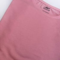 تيشيرت نسائي وردي بوليستر سادة للطباعة سبلميشن