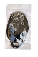 خيوط قلادة سوداء 2 ملم مع مشبك - 25 قطعة