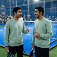 سويت شيرت ربيعي قطن تيفاني بدون قبوع سادة