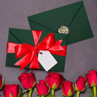 ضرف ورق لون زيتي مقاس 18.5 * 13.5 سم عدد 10 حبات