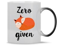 كوب قهوة سحري أسود لامع للطباعة الحرارية - 11 أونص...