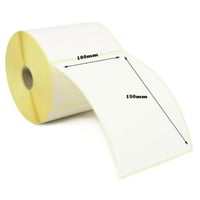 رول ورق حراري طباعه بوليصات شحن مقاس 150*100 ملم ر...