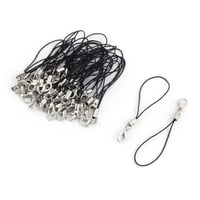 خيط ميدالية لون اسود مع قفل عدد 25 حبة