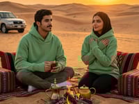 بلوفر قطن فاخر اوفر سايز تفاحي سادة