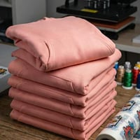 نص درزن (6) حبات بلوفرات وردي اوفر سايز مقاسات مخت...