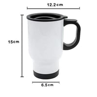 مق حافظ للحرارة ستيل سبلميشن ابيض سادة