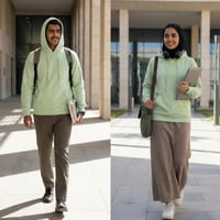 بلوفر قطن فاخر تفاحي هيرو سادة