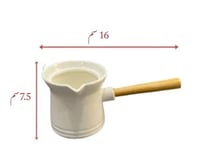 ركوة يد خشب بدون غطاء صغير