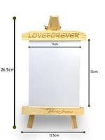 برواز خشب مع نحاس صغير مقاس 26.5 * 12.5 سم