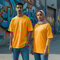 تيشيرت قطن كموني اوفر سايز فاخر سادة