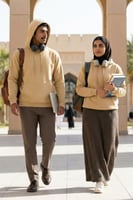 بلوفر كاكي قطن فاخر سادة