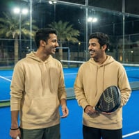 بلوفر كاكي قطن فاخر سادة