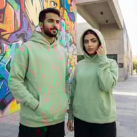 بلوفر قطن فاخر اوفر سايز تفاحي سادة