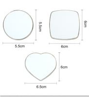 مغناطيس ثلاجة معدني قلب ( 6.5*6 سم)