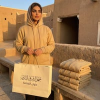 بلوفر شتوي سادة للطباعة جملة - لون كاكي قطن فاخر (...