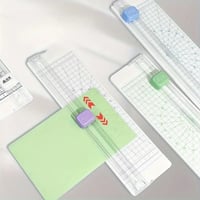 قطاعة اوراق يدوي لون اخضر مقاس A3/A4 - امن وسهل ال...