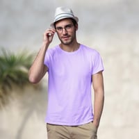 تيشيرت قطن موف بيسك فاخر سادة