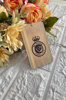 تعليقة مرايا سيارة خشبية سادة للطباعة الحرارية وجه...