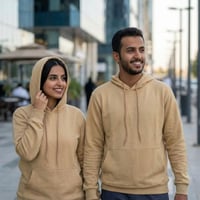 بلوفر كاكي قطن فاخر سادة