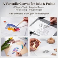 ورق قطن مقوى 100% فاخر 300 جرام A4 للمطبوعات الاحت...