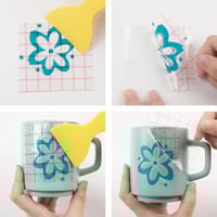 فينيل اسطح ابيض مطفي 100*38 سم