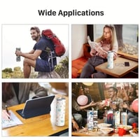 حافظة مشروبات ستانلس ستيل مع غطاء مصاصة 30 اونص