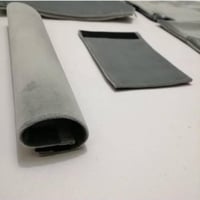 اكسسوارات سيارة مخمل رمادي سادة