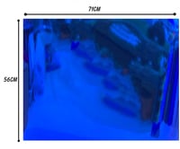 الواح صفائح بديل الاكريلك ازرق مقاس 71 * 56 سم