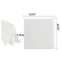 لاصق وجهين ختم شكل مربع 16 قطعة ايطالي