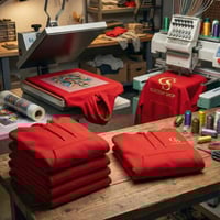 نص درزن (6) حبات بلوفرات شتويه رجاليه قطن اورنج غا...