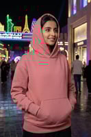 بلوفر قطني فاخر اوفر سايز وردي سادة