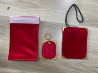 اكسسوارات سيارة مخمل كامل عنابي سادة