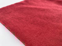 شنطة مكياج احمر مقاس 28*22 سم طباعة سبلميشن