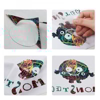 فينيل حراري 3D ثري دي باترن خطوط الوان