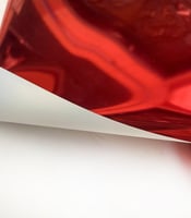 فينيل حراري اقمشة احمر مرايا