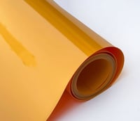 فينيل حراري اقمشة اصفر PU