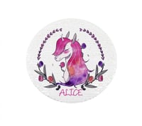 قماش ترتر لاصق دائرة سادة 16*16سم