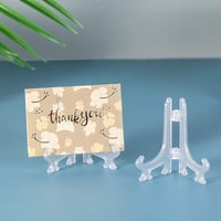 ستاند شفاف بلاستيك مقاس 15 سم