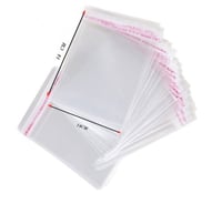 شدة أكياس لاصق شفاف 14 * 14 سم