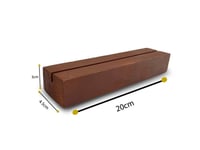 ستاند خشبي لالواح الاكريليك 20 سم بني A4