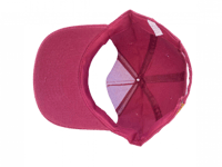 كاب قطن سادة احترافي - عنابي